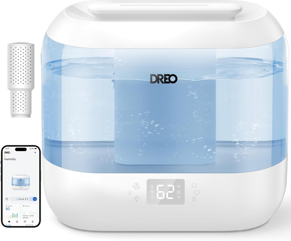 Dreo Humidificadores inteligentes para dormitorio, filtro incluido,...