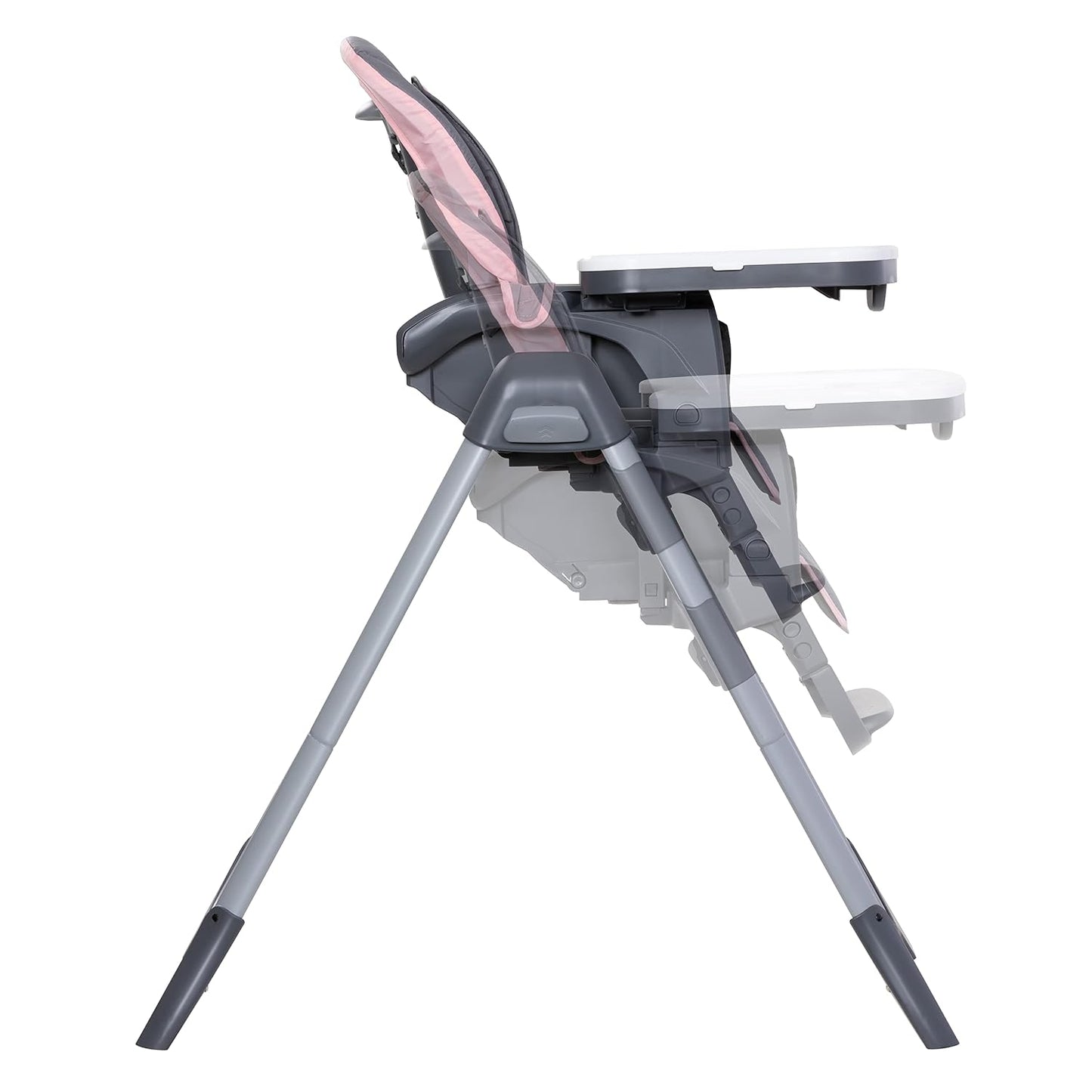 Baby Trend Sit Right 2.0 - Silla alta 3 en 1, color rosa acogedor