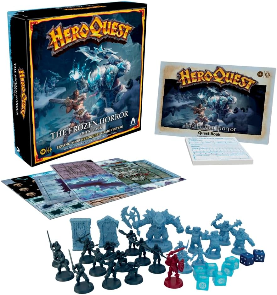 Avalon Hill HeroQuest The Frozen Horror Quest Pack, juego Dungeon C...