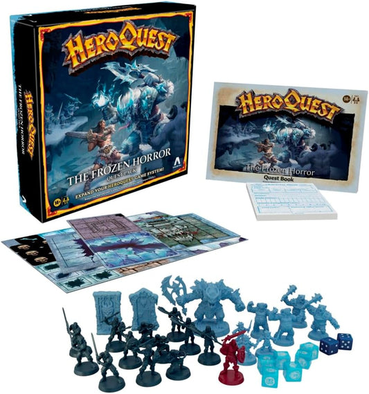 Avalon Hill HeroQuest The Frozen Horror Quest Pack, juego Dungeon C...