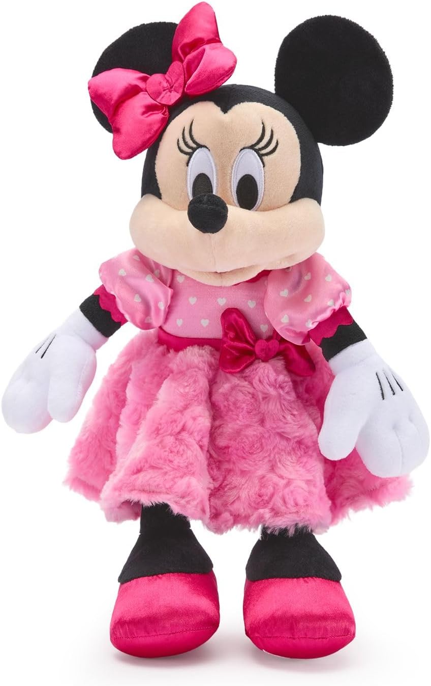 Disney Store Peluche oficial de Minnie Mouse en un vestido de fiest...