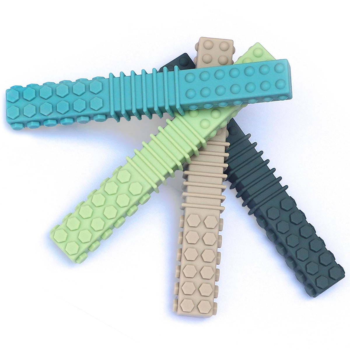 Juguetes sensoriales masticables para niños, paquete de 4 palitos d...