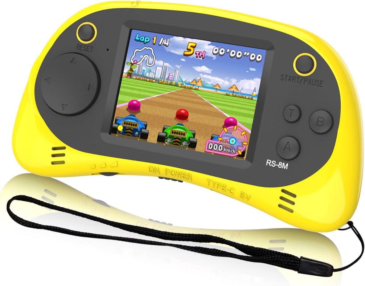 Reproductor de videojuegos portátil de mano para niños con 200 jueg...