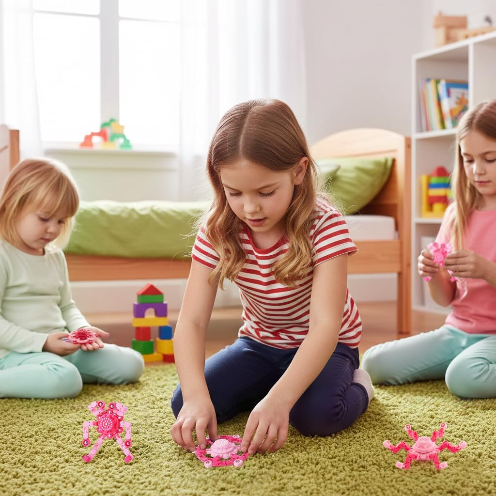 Gokeey Fidget Spinners para niños de 8-12 años y adultos, juguetes...
