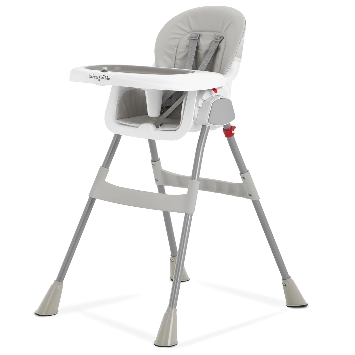 Dream On Me Silla alta portátil 2 en 1, silla alta compacta convert...
