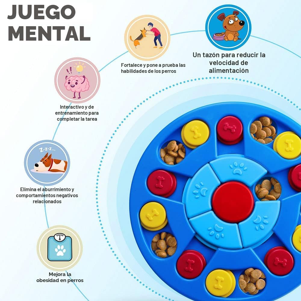 Yoboeew Rompecabezas para perros, juguete interactivo para estimula...