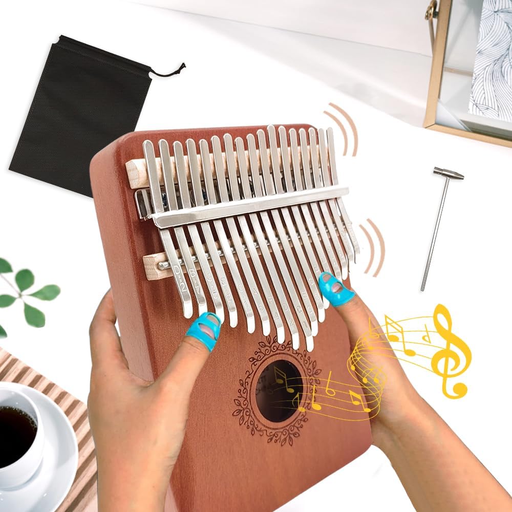 ModouString Kalimba - Piano de pulgar de 17 teclas para adultos, pi...