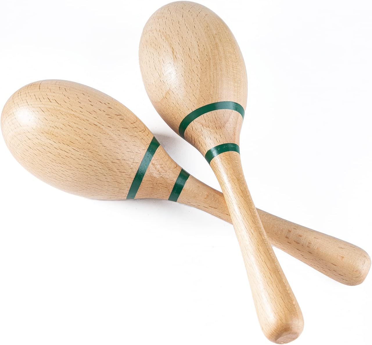 Musfunny Maracas Sonajeros de Percusión de Mano, Material de Madera...