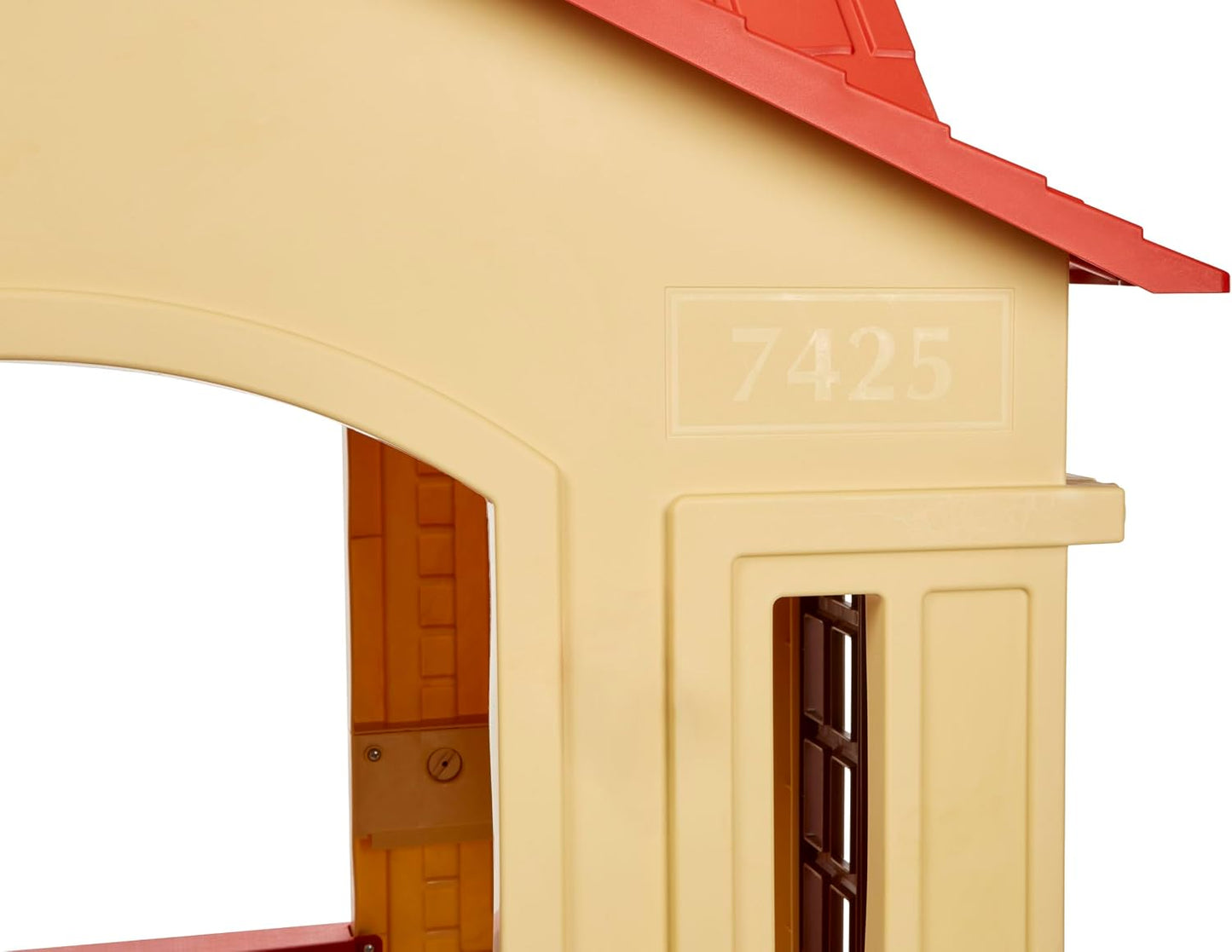 Casa de juegos Little Tikes Cape Cottage con puerta, ventanas y per...