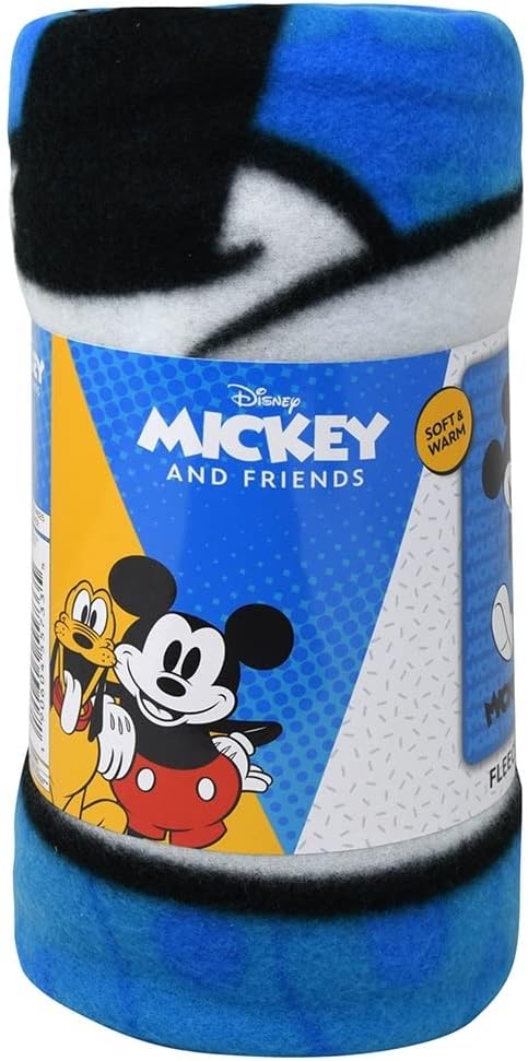 Mickey - Manta de forro polar de 45 x 60 pulgadas | Divertida manta...