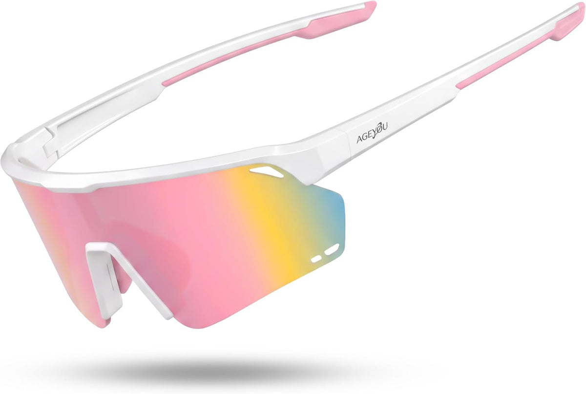 AGEYOU Gafas de sol deportivas polarizadas para hombres y mujeres |...