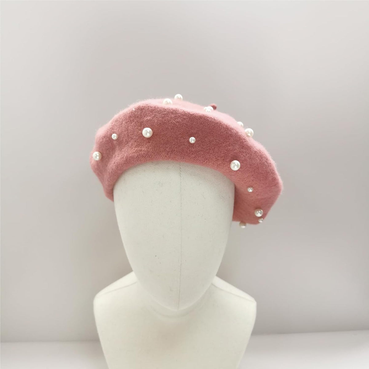 ZARSIO Boina de las mujeres perla elegante artista dulce estilo fra...