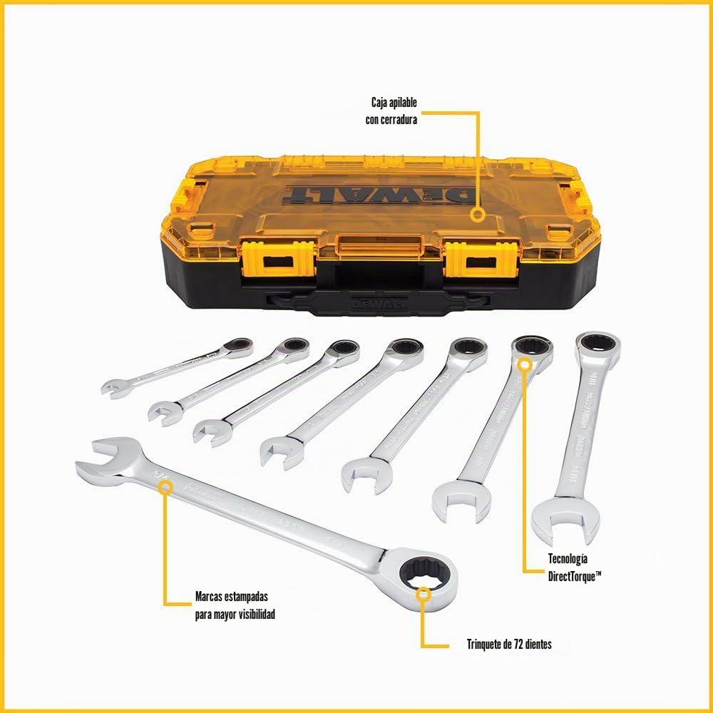 DEWALT Juego de herramientas mecánicas, 192 piezas con juego de lla...