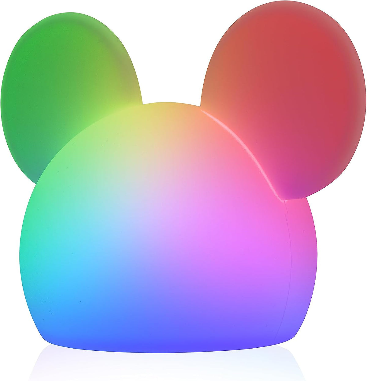 Disney Lámpara de Mickey Mouse Esponjosa, Cambio de Color, Luz Noct...