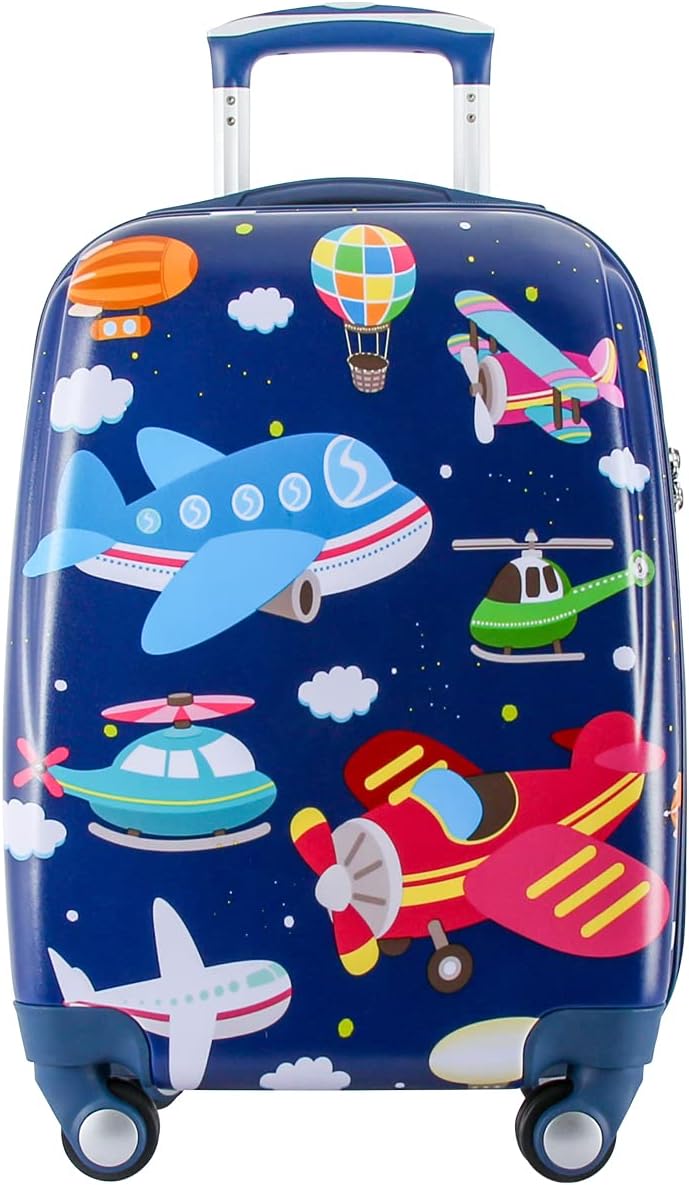 GURHODVO Equipaje de Mano para Niños Maleta con Ruedas para Niños c...