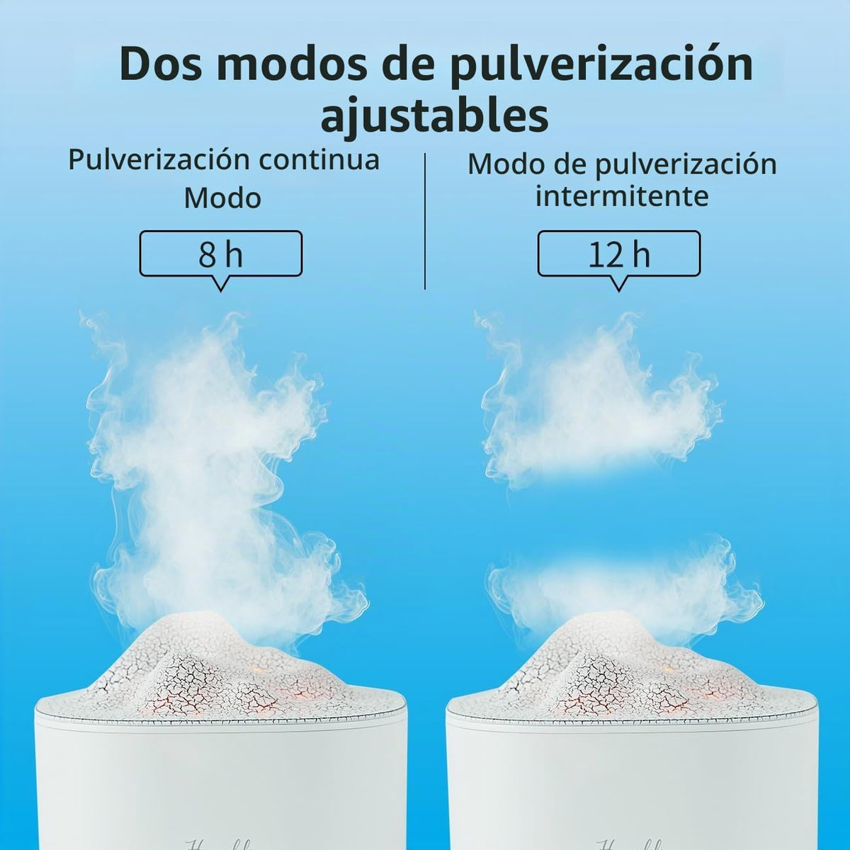 Humidificador portátil de niebla fría pequeño de 1.5L | Depósito de...