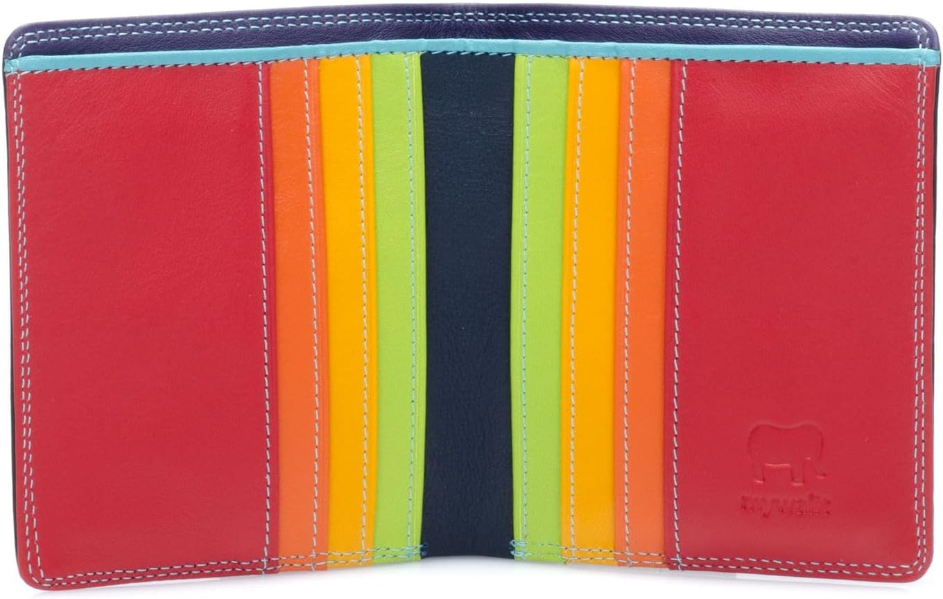 mywalit Billetera Doble Estándar - Cuero, Multicolor, 6 Tarjetas, S...