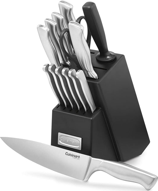Cuisinart C77SS-15PK Juego de 15 piezas de cuchillería con mango hu...