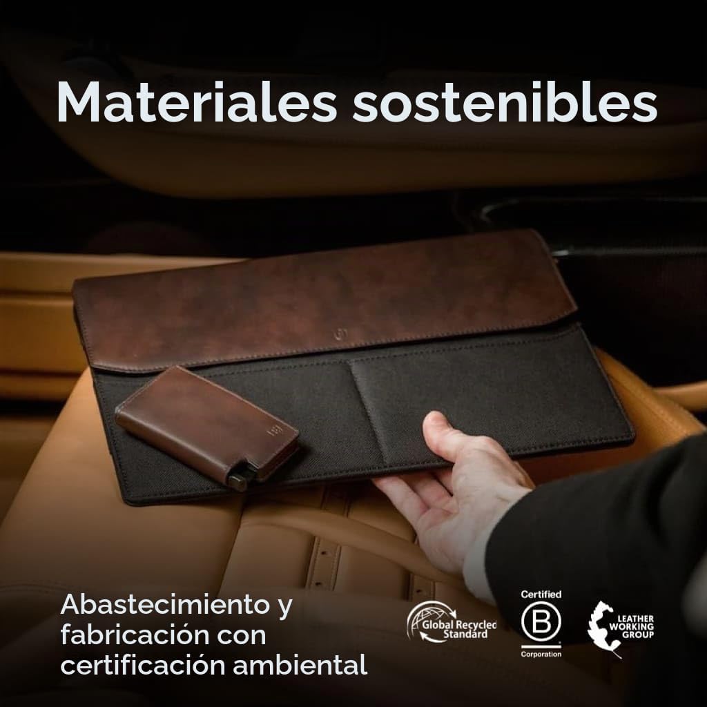 Ekster Parliament (Colección '18) - Cartera de piel fina con bl...