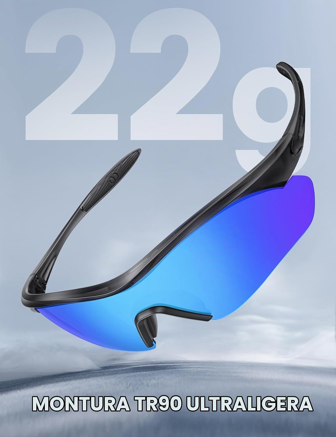 Lamicall Gafas de sol deportivas polarizadas de 0.78 oz \u2013 Prot...