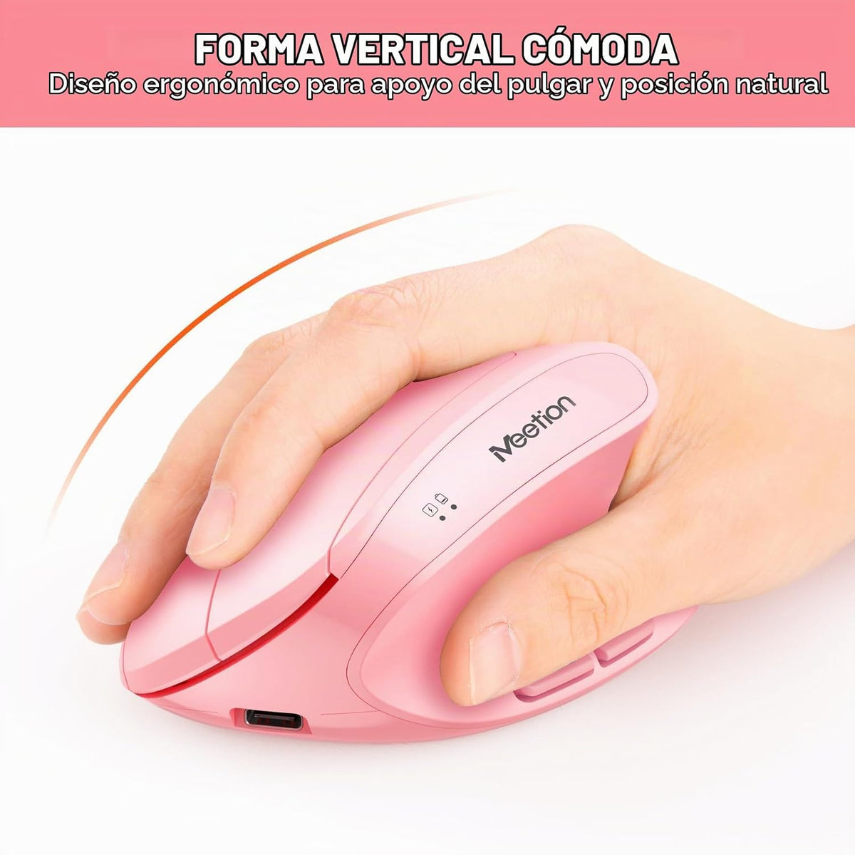 MEETION Combo ergonómico de teclado y mouse, teclado dividido inalá...