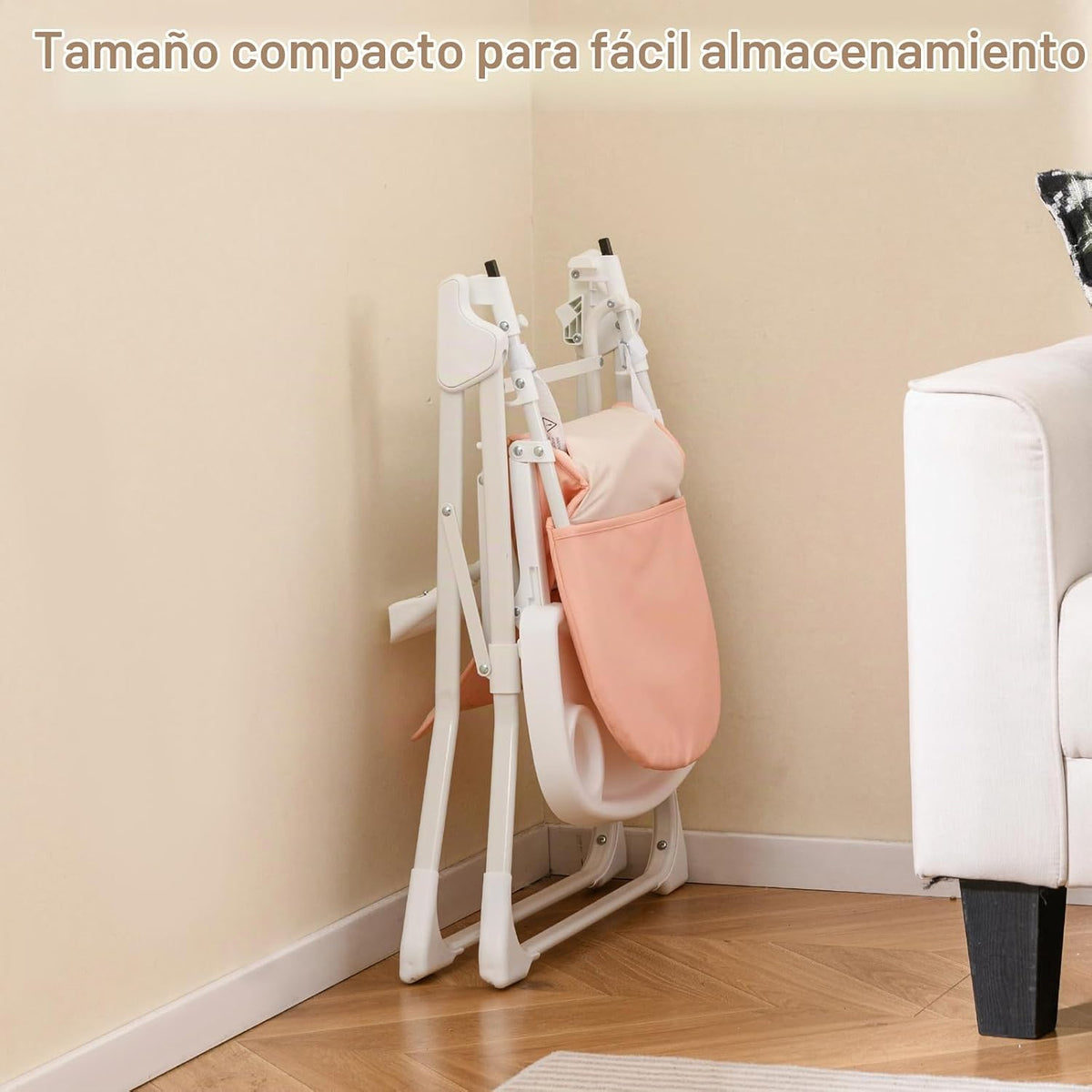 INFANS Silla alta para bebé, silla alta portátil plegable rápida pa...