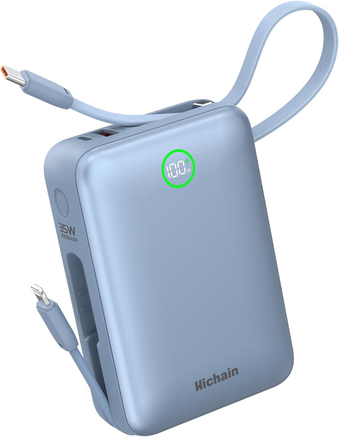 Hichain Cargador Portátil 35W 20000mAh Power Bank con Pantalla LED...