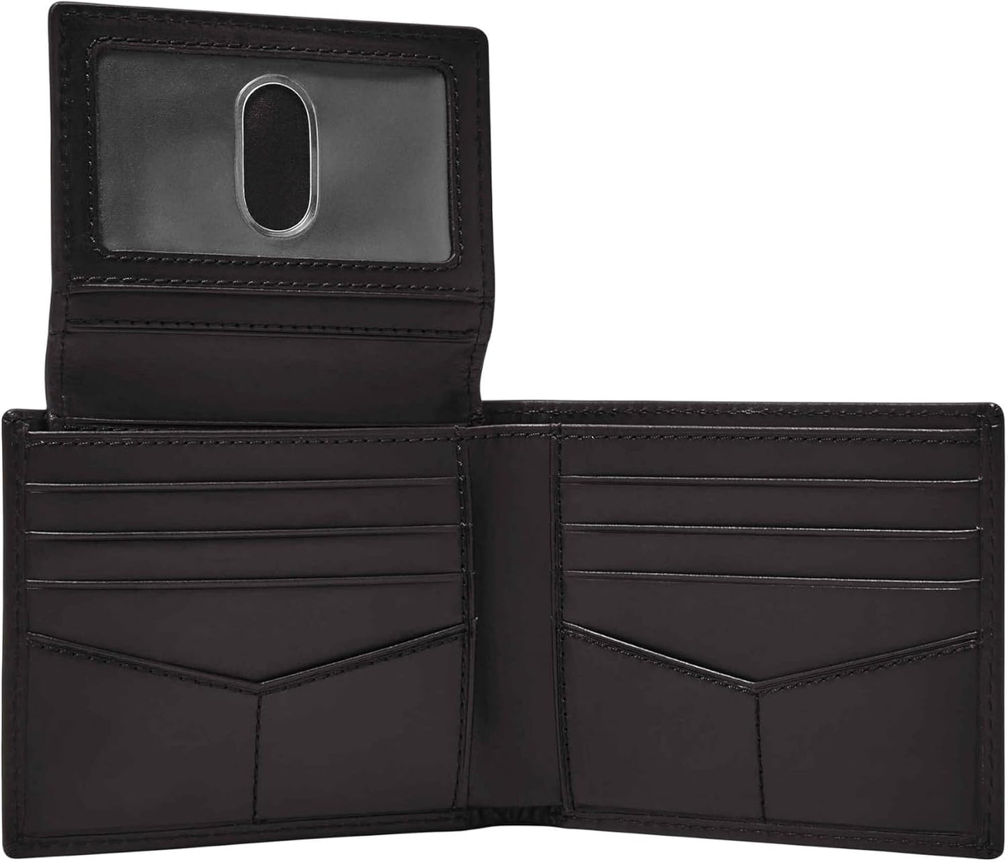 Fossil Derrick billetera de cuero con bloqueo RFID para hombre, ple...