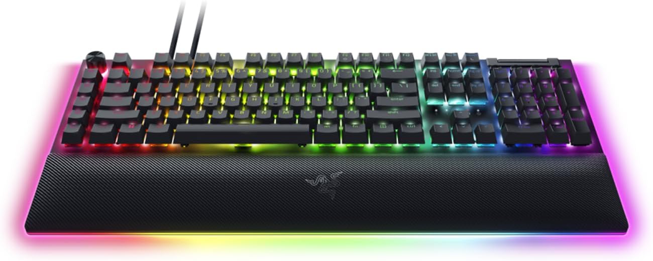 Razer BlackWidow V4 Pro - Teclado mecánico con cable para juegos, i...