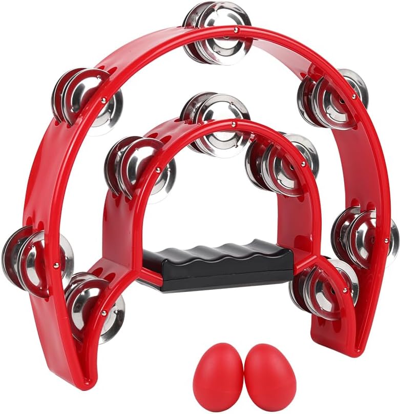 Instrumento musical pandereta para adultos - Panderetas de 10 pulga...