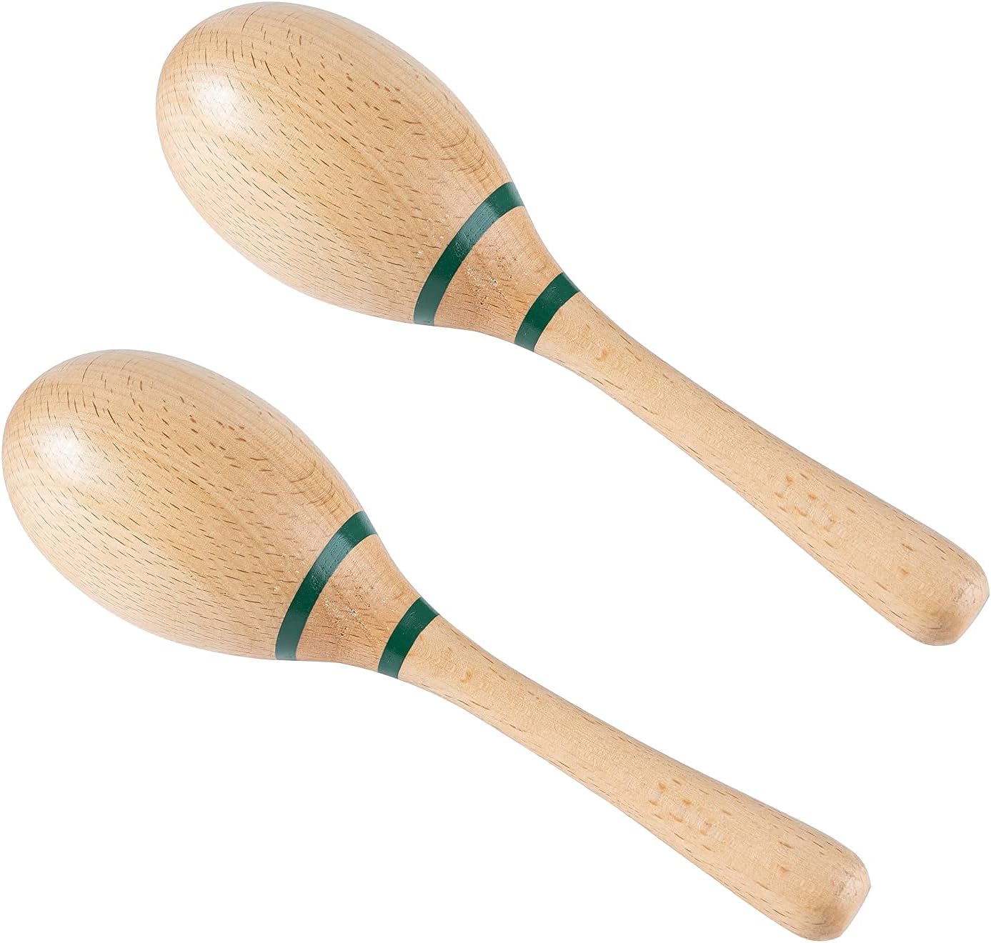 Musfunny Maracas Sonajeros de Percusión de Mano, Material de Madera...