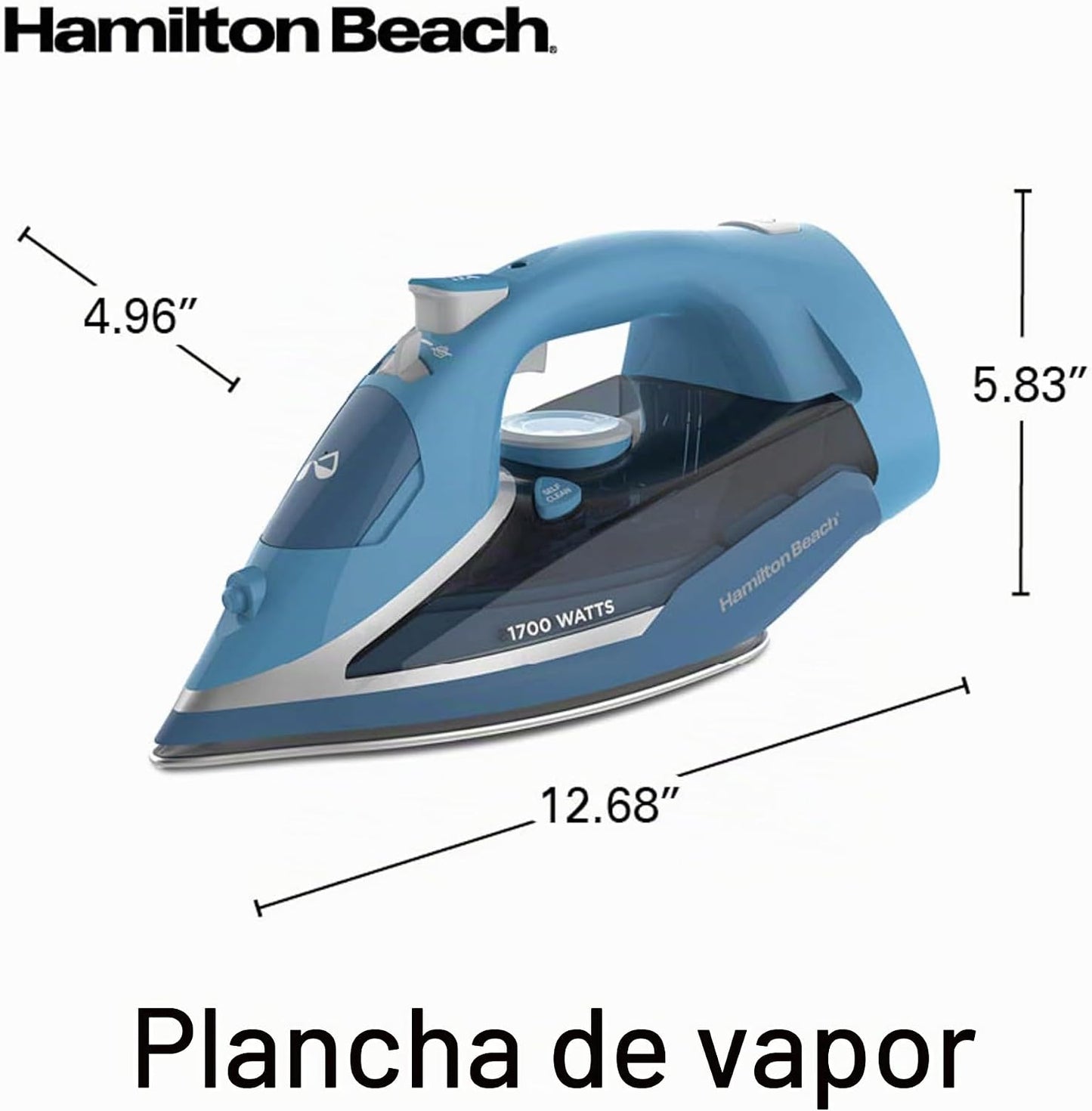 Hamilton Beach Plancha de vapor para ropa y vaporizador para ropa |...