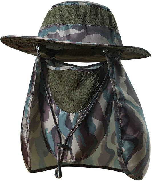 Sombrero de pesca, gorra para el sol con protección solar UPF 50+ y...