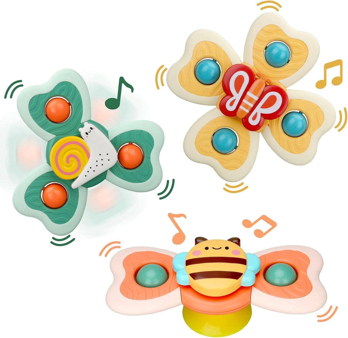 LZZAPJ Juguetes giratorios de aprendizaje sensorial para niños pequ...
