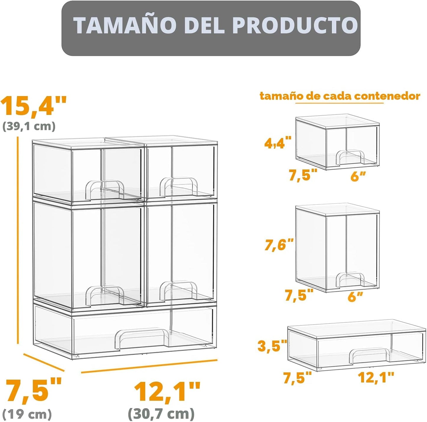 SpaceAid Organizador de almacenamiento de botellas para bebé, conte...