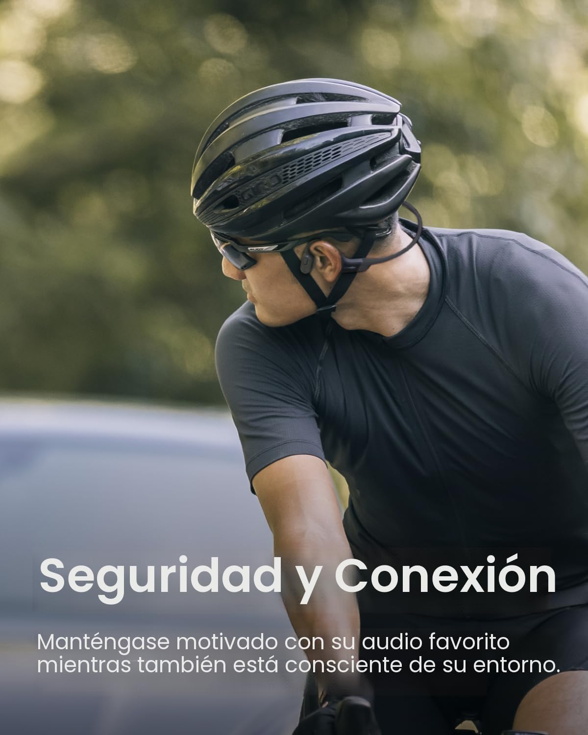 SHOKZ OpenRun - Auriculares deportivos inalámbricos Bluetooth de co...