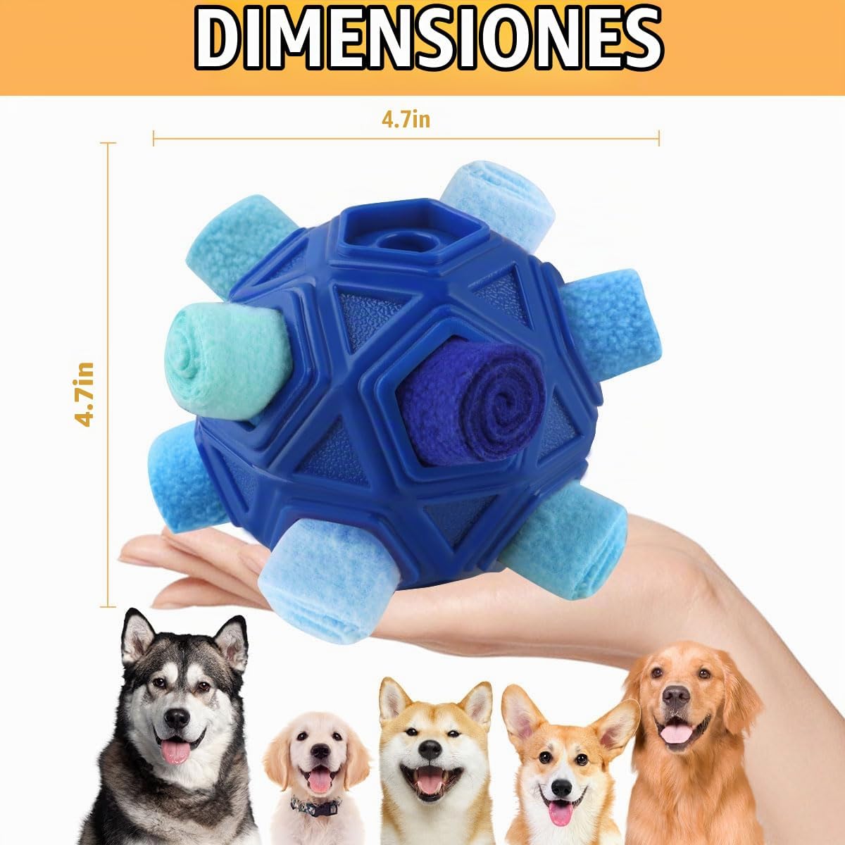 Petration Pelota Olfateadora para Perros - Juguetes Interactivos de...