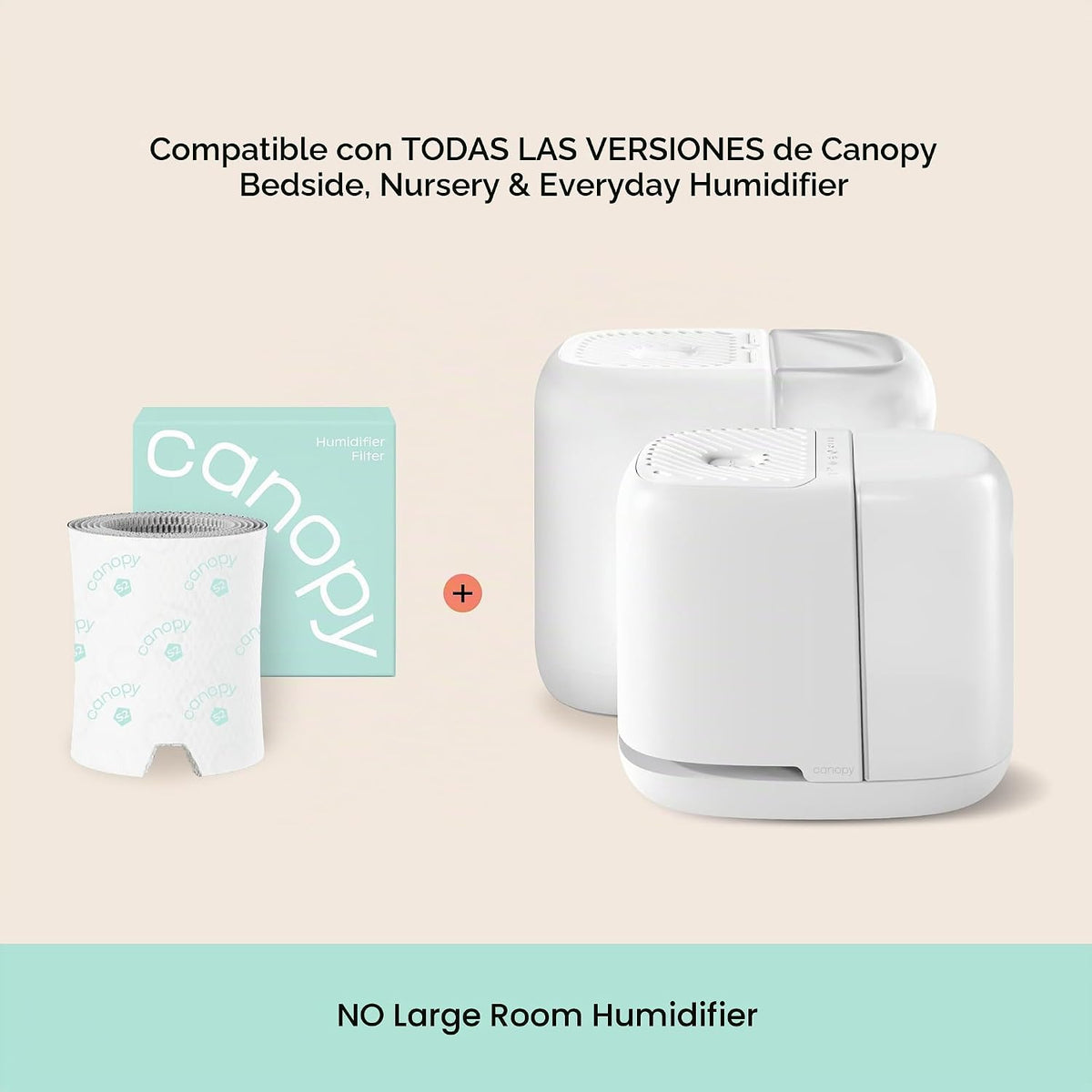 Canopy Filtro Original para Humidificador de Mesita de Noche 2.0 \u...