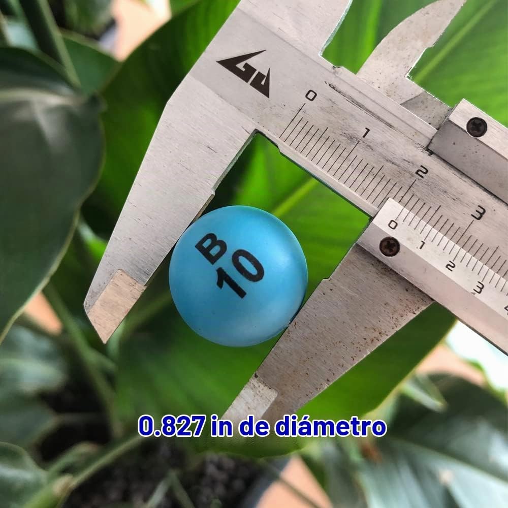 Yuanhe Juego de bingo jumbo - jaula de metal de 11 pulgadas de alto...