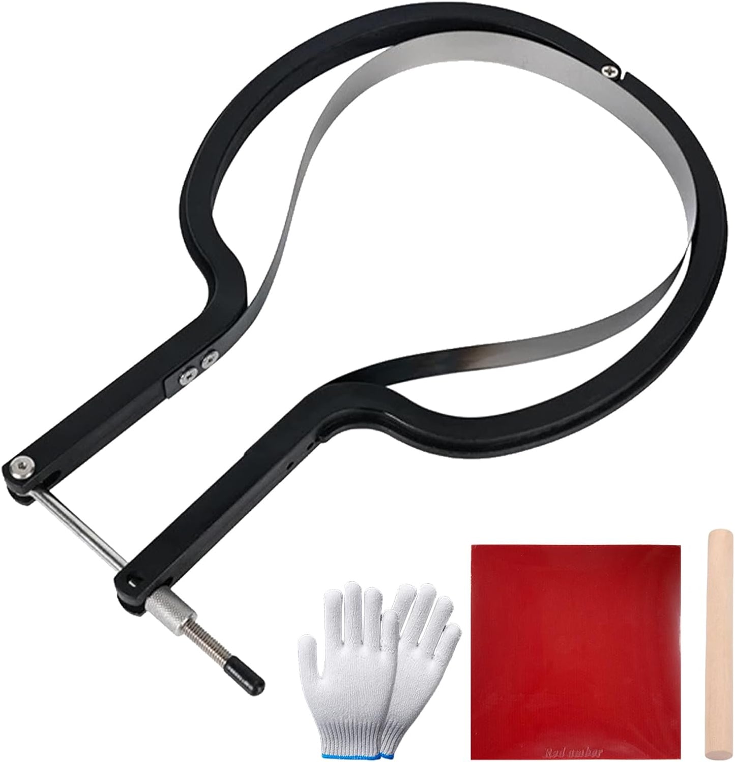YzxQzxdron Kit de cortador de goma para tenis de mesa, diseño de cu...