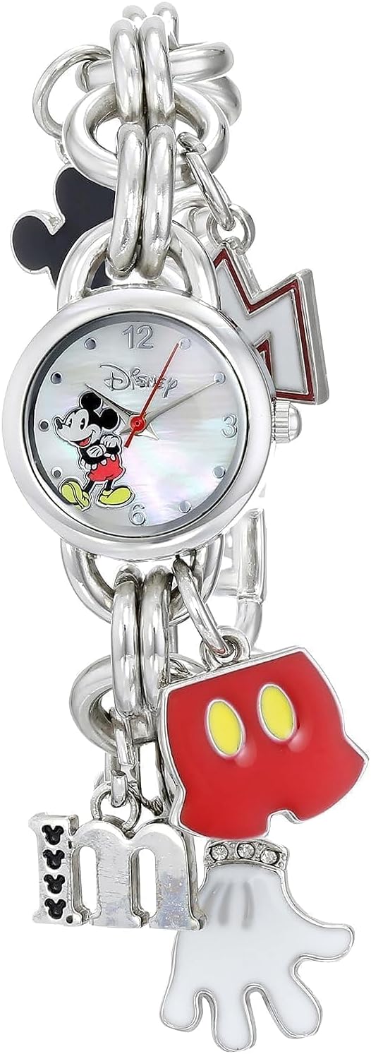 Disney Mickey Mouse - Reloj de pulsera para niños con esfera impres...