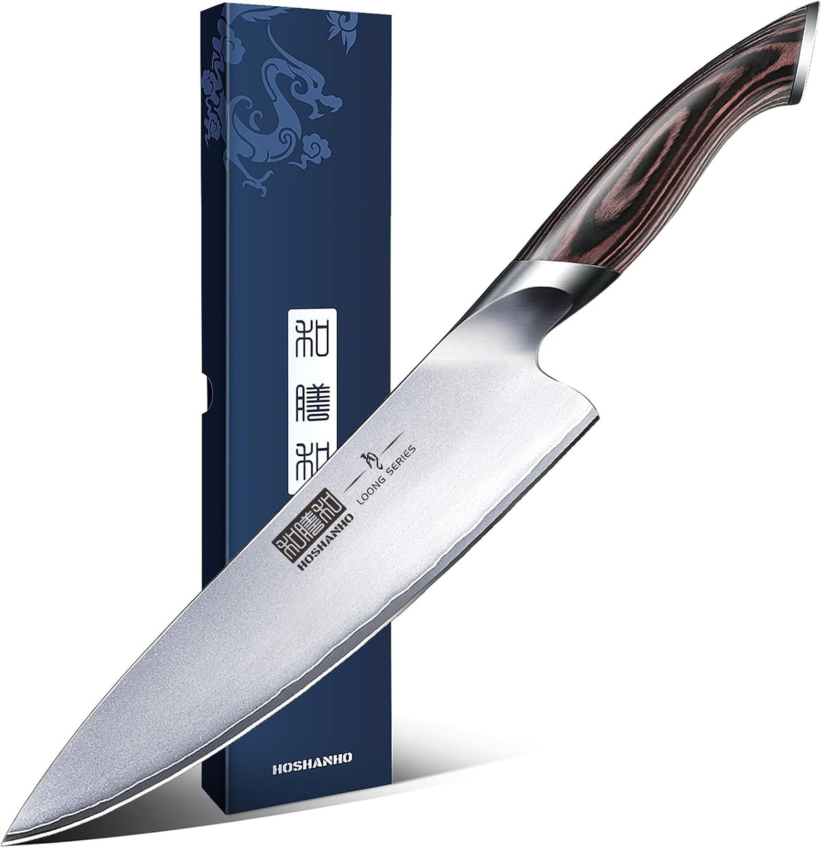 HOSHANHO Cuchillo de cocina japonés de acero de alto carbono, cuchi...