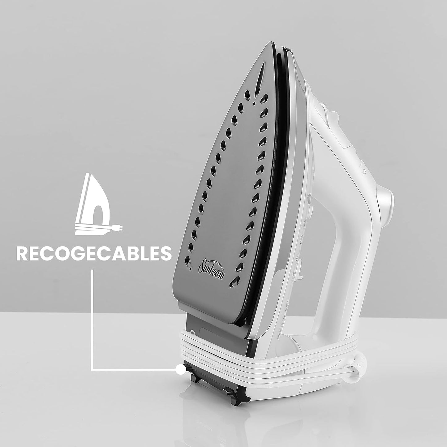 Sunbeam Classic: Plancha con placa de asiento, antiadherente, antig...