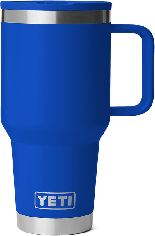 YETI Rambler - Taza de viaje de 30 onzas con tapa abatible con popo...