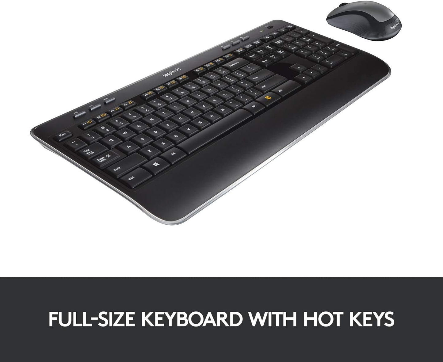 Logitech MK520 Combo de teclado inalámbrico y mouse inalámbricos: t...