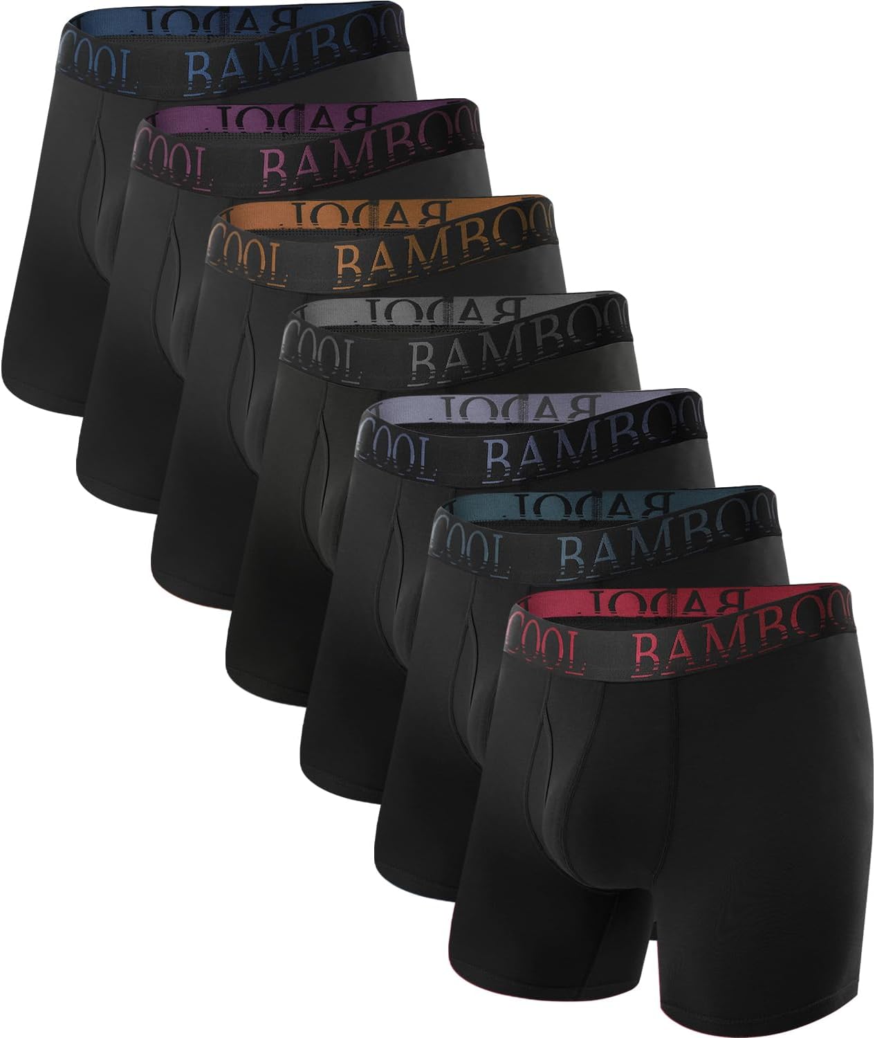 BAMBOO COOL Calzoncillos tipo bóxer ultra ComfortSoft para hombre,...