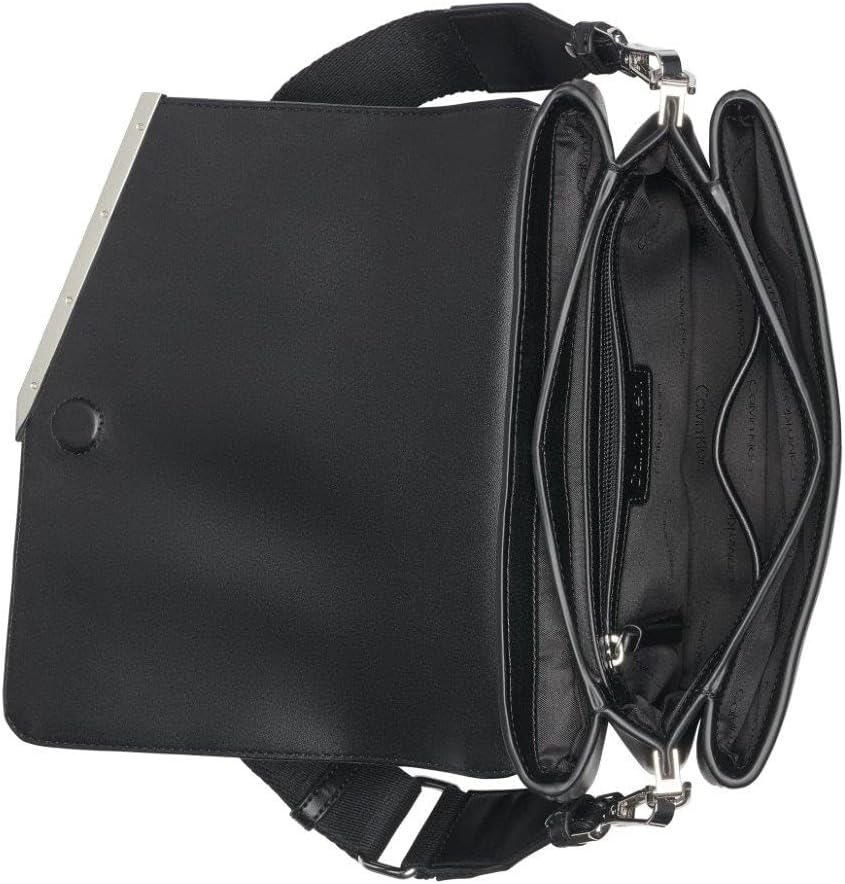 Calvin Klein Ria Organizational - Bandolera con solapa para mujer
