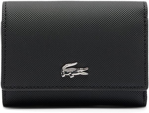 Lacoste cartera para mujer Anna con cierre de presión y solapa para...