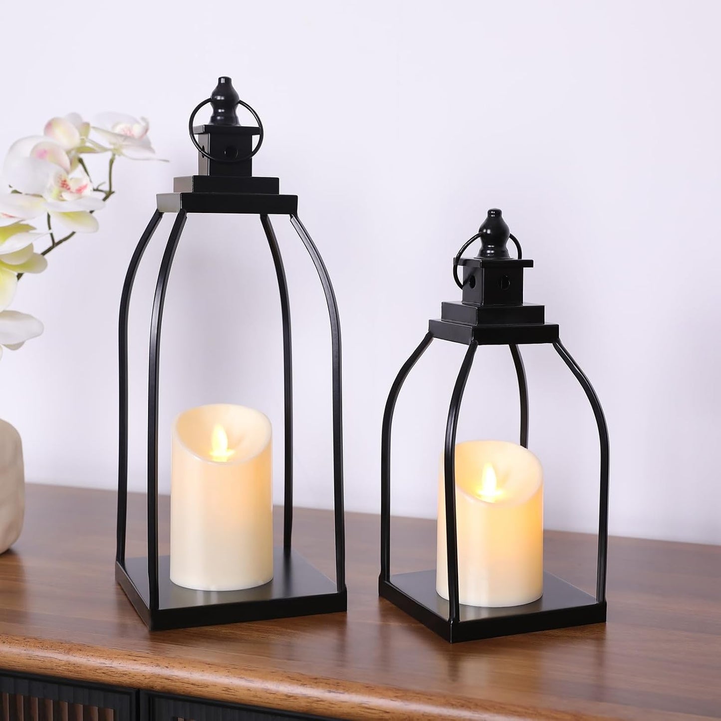 DARJEN Farol Moderno de Granja para Decoración de Exteriores e Inte...