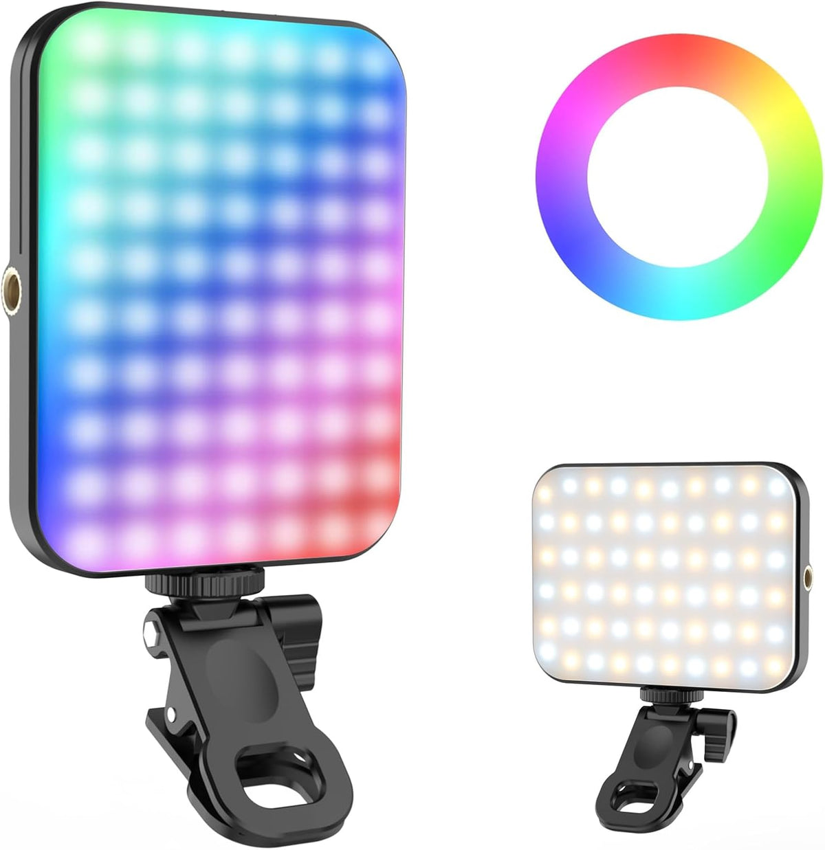 Luz magnética portátil para selfie para iPhone: luces de relleno de...